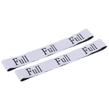 Bed Sheet Organizer Band, 2 Pieces, Black & White (FULL)