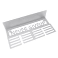 thumbnail image 1 of Metal Medal Hanger Display, Medal Holder Awards Trophy Display Multipurpose Ribbon Trophies Display Rack Organizer Wall Mounted Metal Awards Rack with Trophy Shelf for Runners, 1 of 7