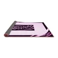 thumbnail image 2 of Ahgly Company Indoor Square Abstract Pink Contemporary Area Rugs, 4' Square, 2 of 4