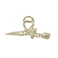 thumbnail image 2 of YAOBAMM Hair Catch Clamp Shiny Hair Claw Rhinestones Faux Pearls Opal Antler Fishtail Shape Bath Hair Pin Accessories, 2 of 7