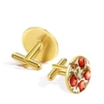 thumbnail image 3 of Fruit Elegant Men's Cufflinks for Formal Attire, Made of Stainless Steel, for Business Meetings and Weddings, 3 of 6