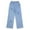 Sky Blue, variant on Tiijoy Girls Straight Fit Pull On Jeans High Rise Demin Pants with Star Patches, Sizes 5-6
