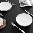 thumbnail image 3 of Table Cloth Rectangle Waterproof Spill-Proof Wrinkle-Free Tablecloth Washable, Kitchen Dining Tabletop Decoration, Fabric Table Cover for Indoor and Outdoor Use, 60 x 84 Inch, Black, 3 of 5