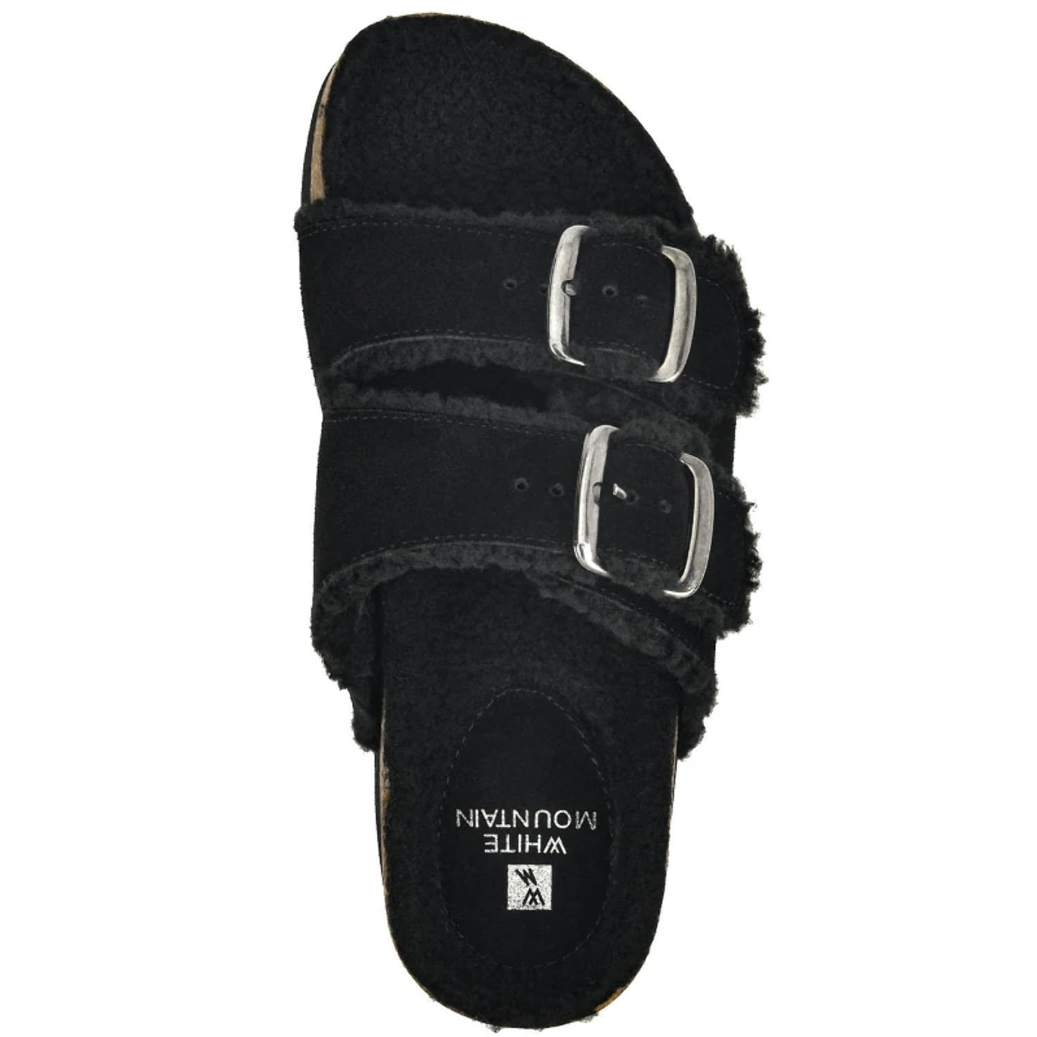 WHITE MOUNTAIN Adjustable Buckle Sandals with Cupped Footbed