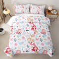 thumbnail image 2 of Homewish Kawaii Mermaid Quilt Full For Kids Girls,Ocean Fish Jellyfish Full Bedspread Sets,3pcs, 2 of 7