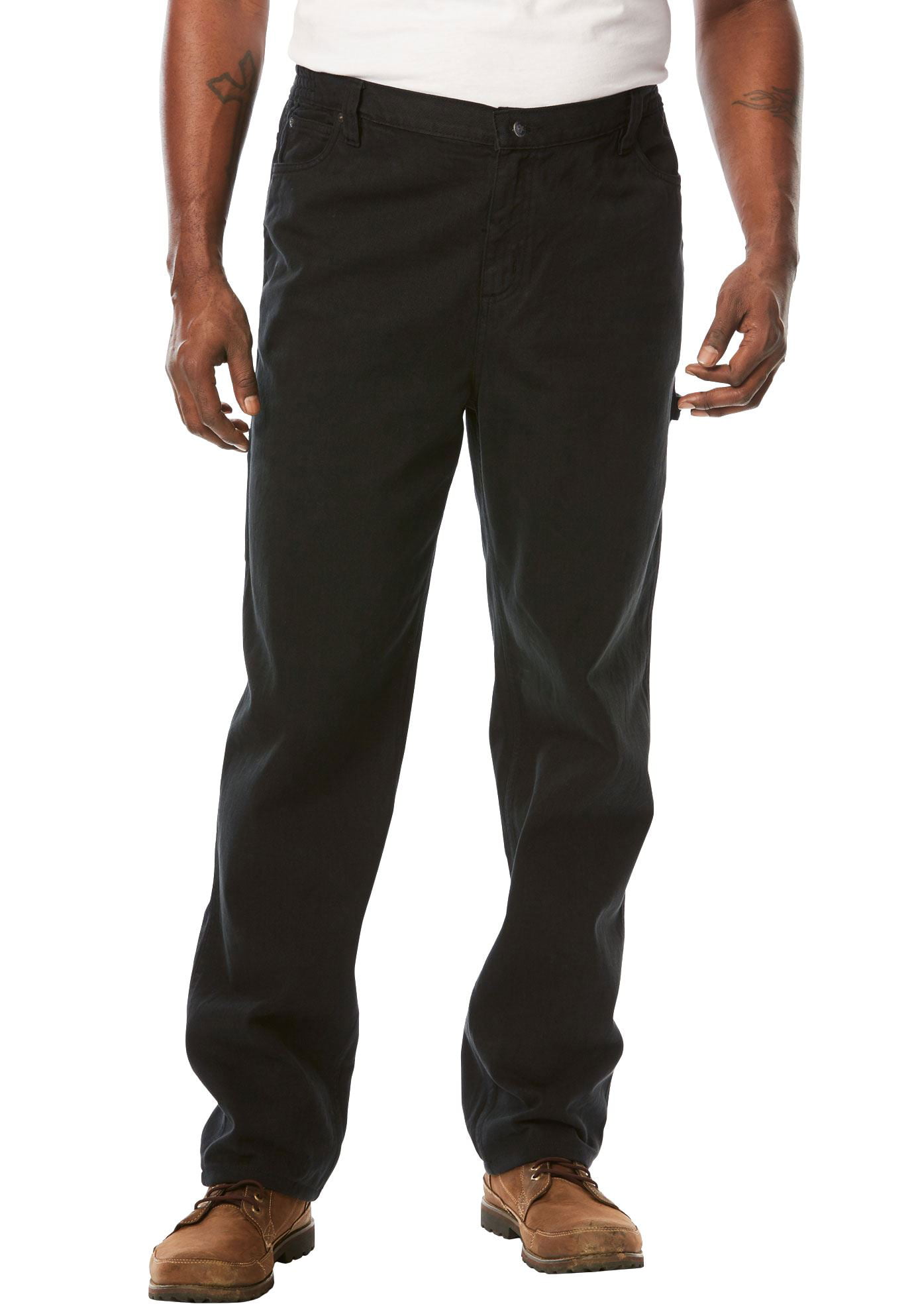 Men's Big & Tall Relaxed Fit Carpenter Jeans By Boulder Creek - Walmart.com