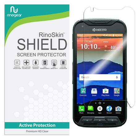 Kyocera Duraforce Pro Screen Protector RinoGear Flexible HD Crystal Clear Anti-Bubble Unlimited Replacement Film