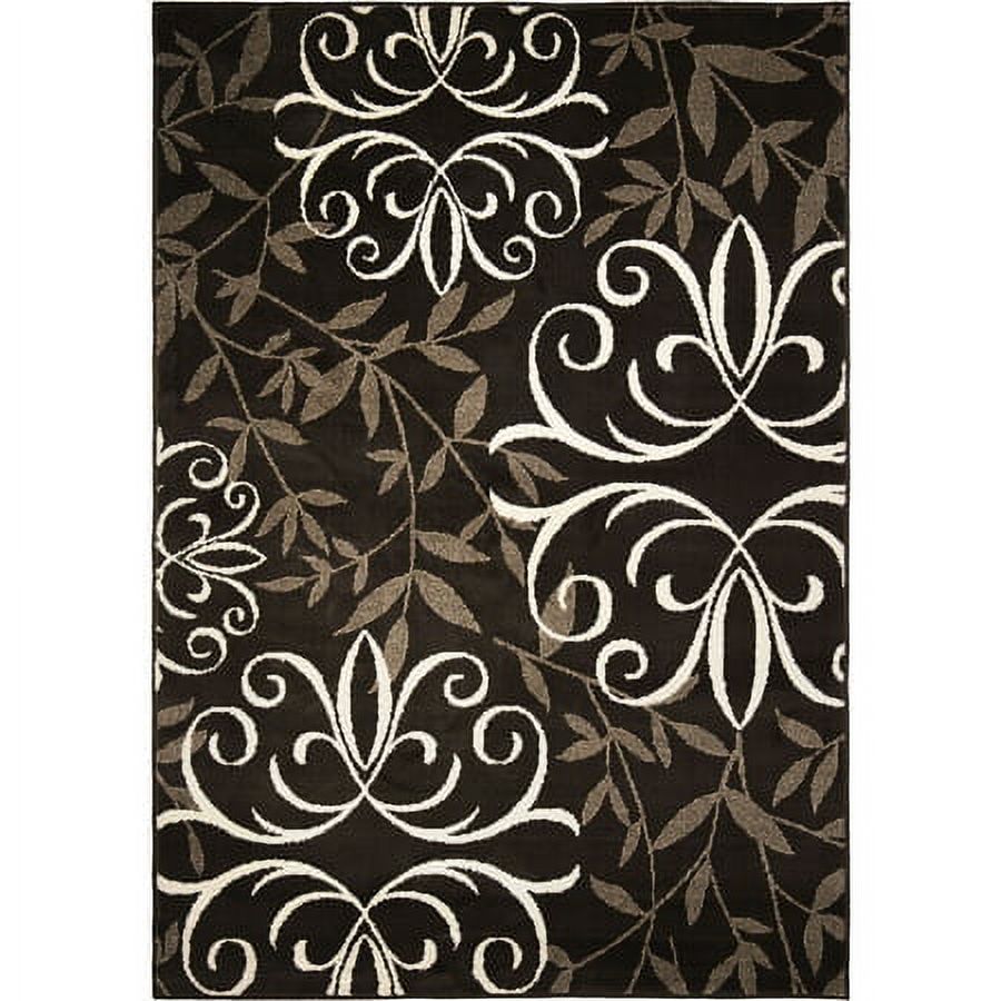 Better Homes & Gardens Iron Fleur 5' X 7'6" Brown Floral Area Rug - image 5 of 11