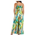 thumbnail image 2 of Women's Splash Of Color Wide leg Jumpsuit With Pockets, 2 of 4