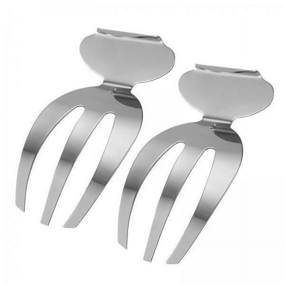 Siruishop 3x2Pcs Metal Salad Hands Salad Tools Salad Mixers Kitchen Utensils Salad Tongs