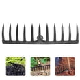 thumbnail image 2 of FRCOLOR Gardening Rake Black Iron Garden Rake for Strong Construction and Deep Digging in the Garden 1 Pc,17.52"X4.33"X3.94", 2 of 4