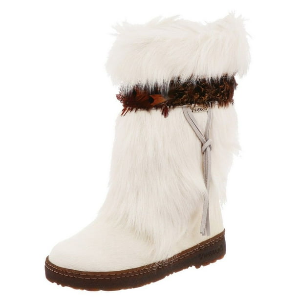 Bearpaw - Bearpaw Boots Womens Comfortable Kola Fur Feather Shaggy 1290W - Walmart.com - Walmart.com