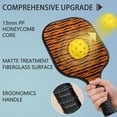 thumbnail image 4 of Pickleball Paddles Set Of 1, Fiberglass Surface, Animal, Leopard Print, 1 Paddle, 2 Balls & Bag, 4 of 5