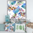 thumbnail image 3 of Designart 'Wildflowers and Vibrant Wild Spring Leaves IX' Modern Framed Art Print, 3 of 4
