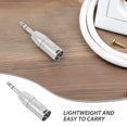 thumbnail image 3 of COSMOBETTY 3Ud Adaptador De Audio 1 Cuarto A Xlr Macho Para Conexión Profesional Color Plata, 3 of 8