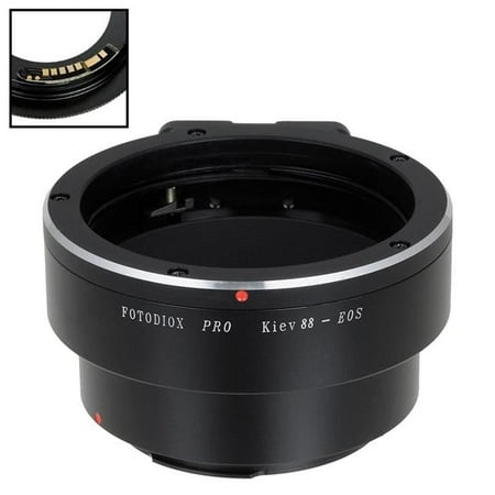 Fotodiox K88-EOS-Pro-FC10 Lens Mount Adapter with Kiev 88 SLR Lens to Canon EOS