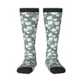 thumbnail image 2 of Lsque Flower Printed Crew Socks Men's Women's LightWeight Thin Casual Calf Socks ,Knee High Socks,Cotton Socks, 2 of 9
