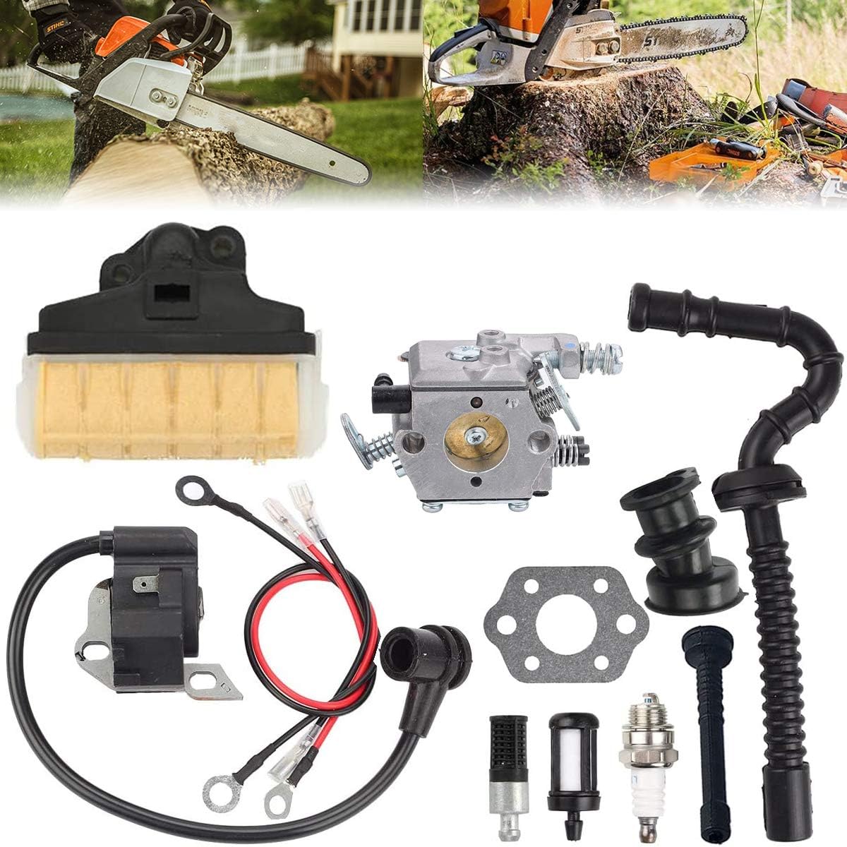Kit Joint Carburateur Pour Tronçonneuse Husqvarna 2150, 1950, 2050, 2375 - Remplacement Facile - Aluminium Durable