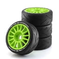 thumbnail image 3 of Labymos Télécommande Voiture de Rallye Tout-Terrain Pneus Verts 103*40*80mm 4 Pcs Remplacement pour ARRMA Redcat Team, 3 of 8