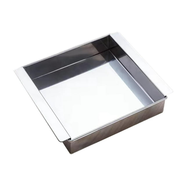 veasfak Tofu Maker Press Stainless Steel Fast DIY Cheese Press Mold Tofu Making Tool 21cmx21cmx5cm