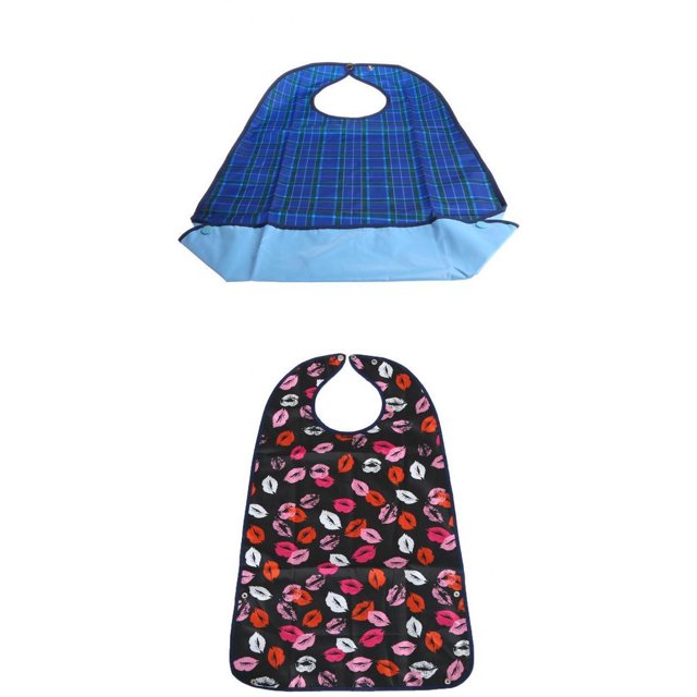 Baberos impermeables Yuyangstore para adultos 29,5 X 19,7 pulgadas