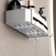 thumbnail image 4 of Estante adhesivo para ducha con jabonera y gancho para baño, aseo y cocina, 4 of 5