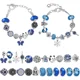 thumbnail image 4 of Calendario de Adviento de 24 días, caja de regalo de joyería, conjunto de pulseras de joyería azul DIY para niñas y niños, calendario de Adviento de Navidad con cuenta atrás 2024, 4 of 6