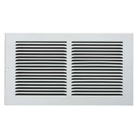 1 PK ZoroSelect Return Air Grille, 7.75 X 13.75, White, Steel