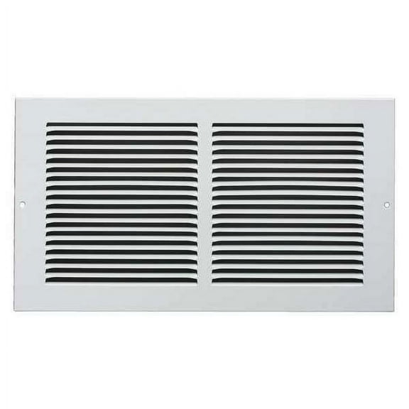 1 PK ZoroSelect Return Air Grille, 7.75 X 13.75, White, Steel