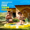 thumbnail image 6 of 3-in-1 Splash Pad, Sprinkler for Kids and Baby Pool for Learning – Children’s Sprinkler Pool, 60’’ Inflatable Water Summer Toys – “Around The World” Outdoor Play Mat for Babies & Toddlers, 6 of 15