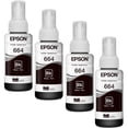 thumbnail image 1 of Kit 4 Botellas Tinta EPSON T664 Negro L310 L380 L375 L395 L575 L1300 Epson T664120-AL, 1 of 4