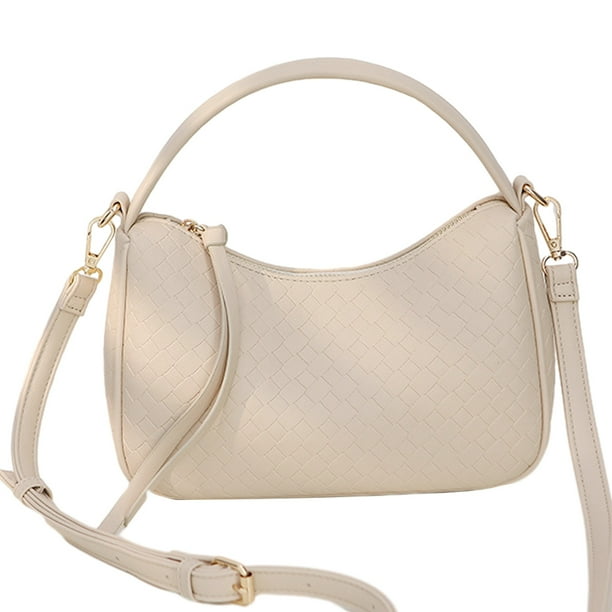 Bolsos tipo hobo para mujer, bolsos de hombro, bolso bandolera retro de PU con 2 tipos de correas para el hombro, bolso de mano
