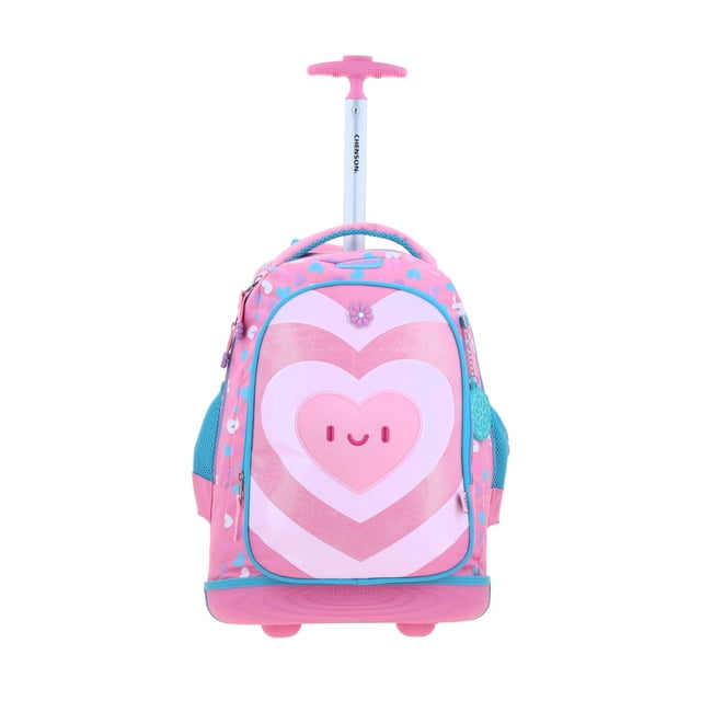 Mochila Chenson Con Ruedas Y Luces Led Happy Girl HG71035-P JART