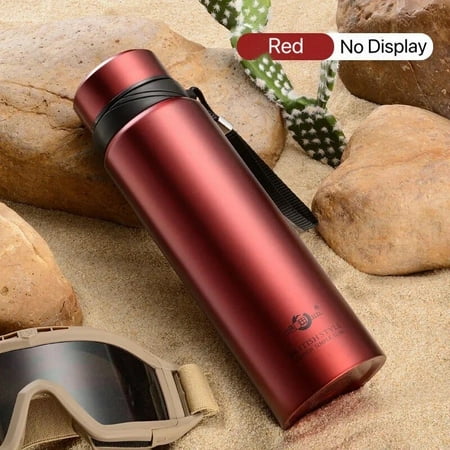 

Temperature Display Thermos for Water Bottle smart Large Capacity Thermos Bottle 1 Litre Insulated Vacuum Tumbler Thermal Cup