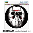 thumbnail image 3 of Friday the 13th Jason Mask Automotive Car Window Locker Circle Bumper Sticker, 3 of 7