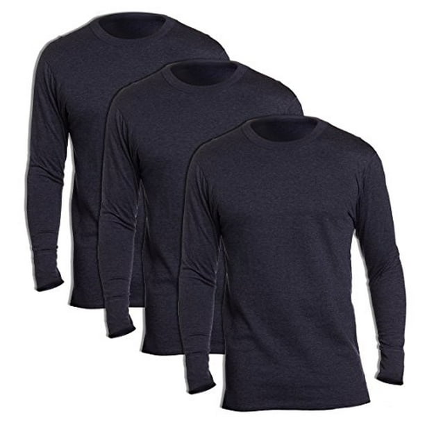 Duofold Thermals Men's Long Sleeve Crew (Pack of 3) 3 Navy