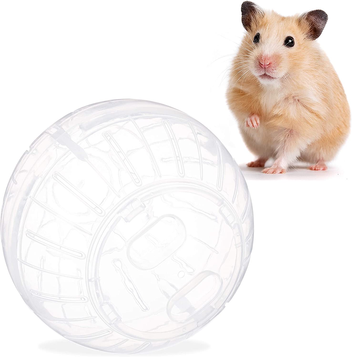 Abarich Pet Hamster Running Wheel,8.3inch Hamster Mice Gerbil Rat Exercise Wheel Silent Spinner PP Run Disc Small Animal Pet Toy