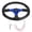 Blue, variant on BIMZUC 14 inch / 350 mm Deep Dish 6 Bolts Racing Sport Steering Wheel, Red PU Leather & Aluminum Alloy Universal Modified Accessory for Car Interior