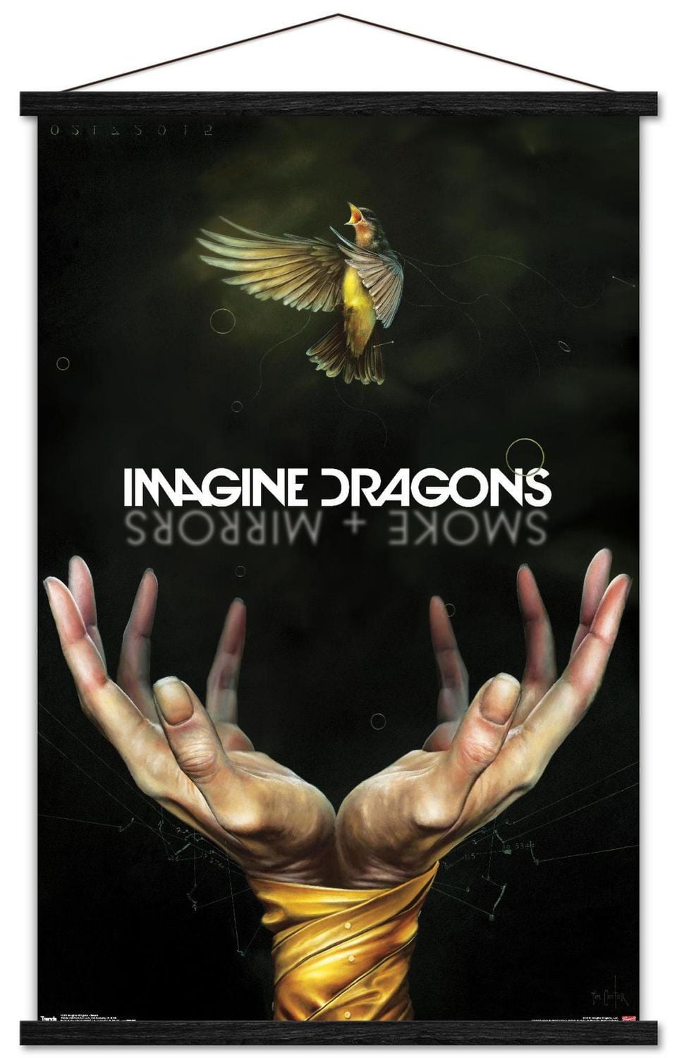 Imagine Dragons - Smoke Wall Poster, 22.375" x 34"