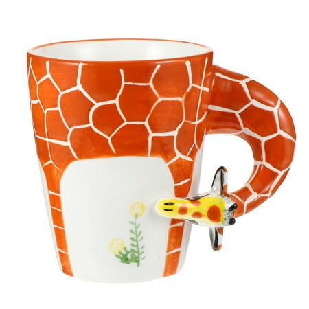 

HOMEMAXS 1pc 3D Hand-painted Ceramic Mug Cup Animals Coffee Water Drinking Mug Cup