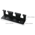thumbnail image 6 of Niceauty Wall Mount Cable Manager with Plug Hook for Home Use in Space Aluminum Black 7.8 Inches, 6 of 8