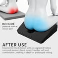 thumbnail image 6 of Gel Wheelchair Seat Cushion,Bed Sore Cushions for Butt,Office Chair Pressure Sore cushion,Memory Foam Pillow for bed,Pressure Ulcer Pain Relief,Relieve Sciatica,Coccyx,Washable Cover/Set Black, 6 of 16