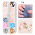 thumbnail image 1 of Wentin Reduce Fake Nails Ultra Thin Natural Nail Shell 12Color Gold Silver Foil Sticker Nail Accessories, 1 of 2