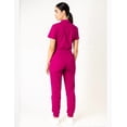 thumbnail image 3 of Scrubs Médicos Mujer | Uniformes para Doctoras y Enfermeras  M13 MAGENTA XL, 3 of 4