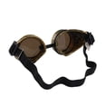 thumbnail image 3 of Miorin Under $5 New Vintage Steampunk Goggles Welding Punk Glasses Yellow Frame Black Lens Sunglasses, 3 of 3