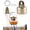 Gold*B, variant on High-Power Portable Mini Outdoor Spirit Burner & Alcohol Stove, Mini Alcohol Camping Stove | 90g Lightweight Aluminum Cooking Gear for Backpacking, Hiking, Brewing Tea, Coffee & Picnic (Silver*B)
