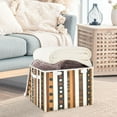 thumbnail image 3 of Yayeee Collapsible Cube Storage Bin with Lid Fabric Closet Decorative Basket with Handles, Abstract Dots, 3 of 7