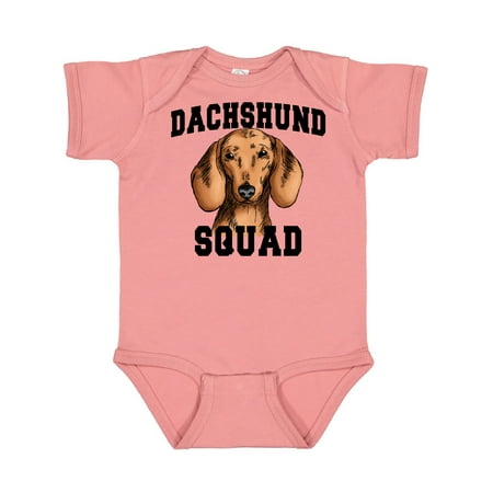 

Inktastic Dog Dachshund Squad Gift Baby Boy or Baby Girl Bodysuit