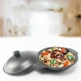 thumbnail image 3 of Raindrops 1Pc Round Casserole Cookware for Stewing and Boiling in Home Kitchenware 11.8*7.9*3.9in, 3 of 8