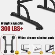PROHIKER Power Tower Dip Station, Pull Up Bar Stand Power Rack with Backrest, Height Adjustable Strength Training Equipment for Fitness Home Workout, Black
